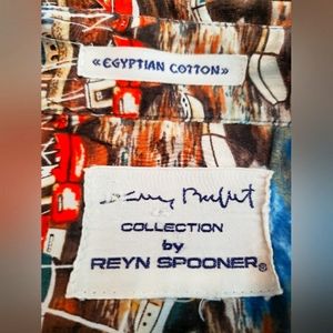 90's Reyn Spooner Harbor Print Short Sleeve Shirt - Size L